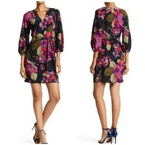Trina Turk Shirley Floral silk Dress